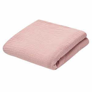 New Baby Dětská mušelínová deka růžová