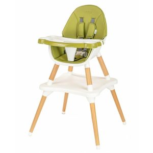 New Baby Jídelní židlička Grace 3v1 zelená