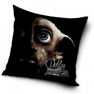 Carbotex Povlak na polštářek 40x40 cm - Harry Potter Skřítek Dobby  - MateriálPolyester- Barva Černé