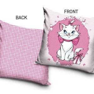 Carbotex Povlak na polštářek 40x40 cm - Aristokočky Marie Cat a dáreček  - BarvaBílé- Materiál Polyester