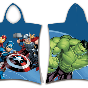 Jerry Fabrics Dětské pončo 50x115 cm - Avengers "Hero"  - MateriálBavlna- Materiál Froté