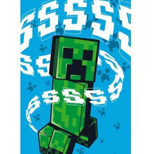 Carbotex Bavlněný froté ručníček 30x50 cm -  Minecraft Creeper Explode  - MateriálBavlna- Materiál Froté