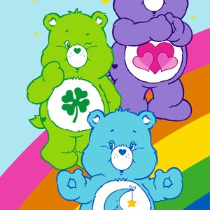 Carbotex Bavlněný froté ručníček 30x50 cm - Medvídci Care Bears  - MateriálBavlna- Materiál Froté