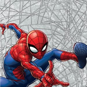 TipTrade Bavlněná froté  osuška 70x140 cm - Spider-man Pavučina  - MateriálBavlna- Materiál Froté