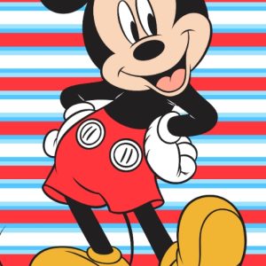 TipTrade Bavlněná froté osuška 70x140 cm - Veselý Mickey Mouse  - MateriálBavlna- Materiál Froté