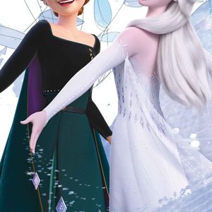 TipTrade Bavlněná froté osuška 70x140 cm - Ledové království Princezny Anna a Elsa  - MateriálBavlna- Materiál Froté