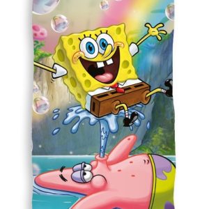 Carbotex Bavlněná froté osuška 70x140 cm - Sponge Bob Vodotrysk  - MateriálBavlna- Materiál Froté