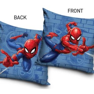 Carbotex Povlak na polštářek 40x40 cm -  Spider-man Síla pavučiny  - BarvaModré- Barva Červené