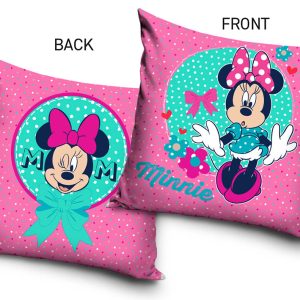 Carbotex Povlak na polštářek 40x40 cm - Minnie Sladká myška  - Gramáž190 g/m2- Materiál Polyester