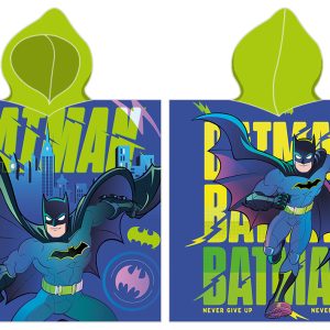 Carbotex Dětské pončo 55x110 cm -  Batman Strážce města  - MateriálBavlna- Materiál Froté