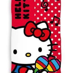 Carbotex Bavlněná froté osuška 70x140 cm - Hello Kitty Malá hudebnice  - MateriálBavlna- Materiál Froté