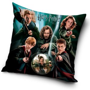 Carbotex Povlak na polštářek 40x40 cm -  Harry Potter Brumbálova armáda  - BarvaZelené- Materiál Polyester