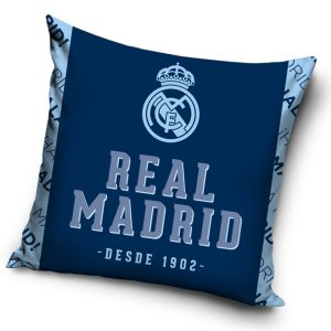 Carbotex Povlak na polštářek 40x40 cm - Real Madrid Desde 1902  - BarvaModré- Materiál Polyester