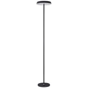 Černá kovová stojací LED lampa Nova Luce Viti 170 cm  - Výška170 cm- Průměr 30 cm