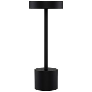 Černá kovová zahradní stolní LED lampa Nova Luce Fumo  - Výška30 cm- Průměr 11