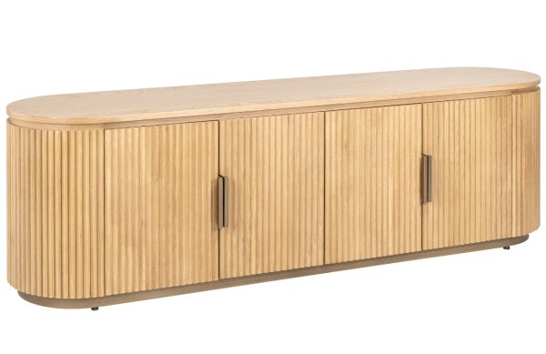 Dubový TV stolek Richmond Belfort 185 x 45 cm  - Výška56