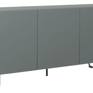 Zelená lakovaná komoda Tenzo Parma 164 x 43 cm  - Výška83 cm- Šířka 164 cm