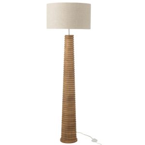 Dřevěná stojací lampa J-line Ailan 160 cm  - Výška160 cm- Průměr 48 cm