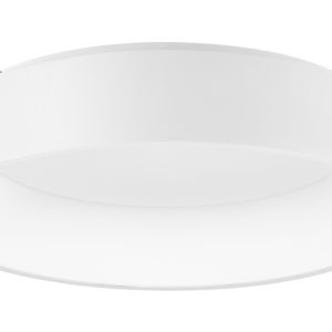 Matně bílé kovové stropní LED světlo Nova Luce Rando 60 cm  - Výška13 cm- Průměr 60 cm