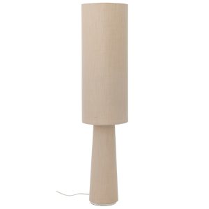 Béžová lněná stojací lampa Bloomingville Emmie 120 cm  - Výška120 cm- Průměr 28 cm