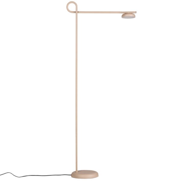 Northern Béžová kovová stojací LED lampa Salto 127 cm  - Výška127 cm- Šířka 50 cm