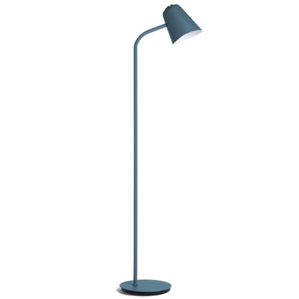 Northern Petrolejově modrá kovová stojací LED lampa Me 135 cm  - Výška135 cm- Šířka 25 cm