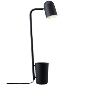 Northern Černá kovová stolní lampa Buddy  - Výška49 cm- Šířka 16 cm