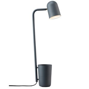 Northern Tmavě šedá kovová stolní lampa Buddy  - Výška49 cm- Šířka 16 cm