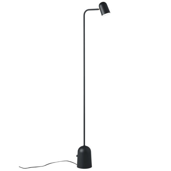 Northern Černá kovová stojací lampa Buddy 130 cm  - Výška130 cm- Šířka 16 cm