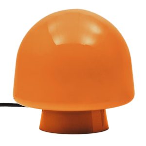 Oranžová skleněná stolní lampa Kave Home Reig  - Výška25