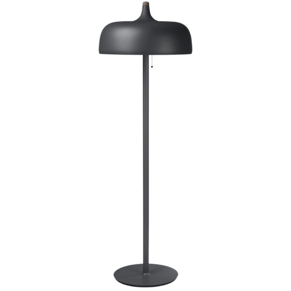 Northern Šedá kovová stojací lampa Acorn 148 cm  - Výška34 cm- Průměr 48 cm