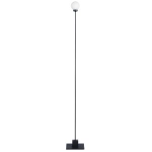 Northern Černá kovová stojací lampa Snowball 117 cm  - Výška117 cm- Šířka 15 cm