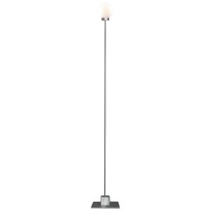 Northern Stříbrná kovová stojací lampa Snowball 117 cm  - Výška117 cm- Šířka 15 cm