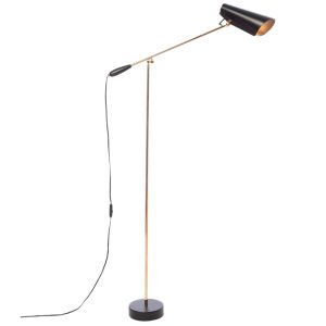 Northern Černo-zlatá kovová stojací lampa Birdy 133 cm  - Výška133 cm- Šířka 67 cm