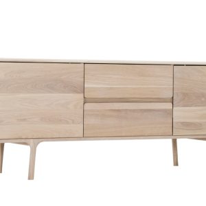 Gazzda Dubový TV stolek Fawn 180 x 45 cm  - Výška65 cm- Šířka 180 cm