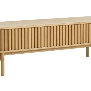 Dubový TV stolek Unique Furniture Carno 160 x 45 cm  - Výška48 cm- Šířka 160 cm