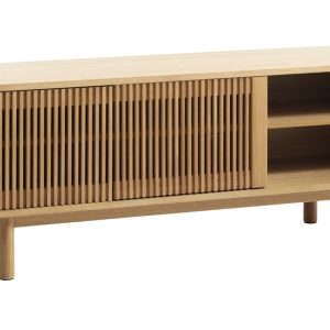 Dubový TV stolek Unique Furniture Tiber 143 x 40 cm  - Výška55 cm- Šířka 143 cm