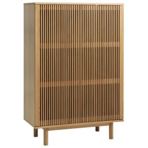 Dubová komoda Unique Furniture Tiber 95 x 45 cm  - Výška140 cm- Šířka 95 cm