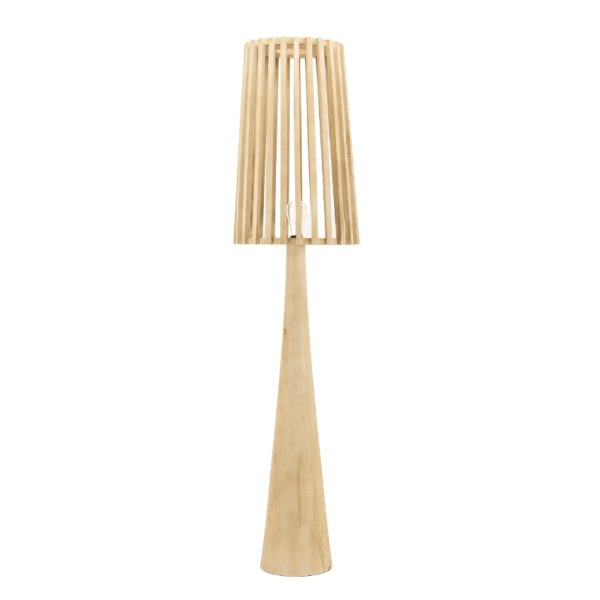 By-Boo Dřevěná stojací lampa Guard 162 cm  - Výška162 cm- Průměr stínidla 39 cm