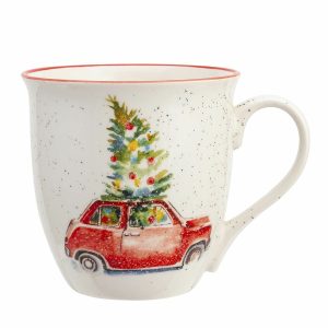 Altom Porcelánový hrnek Christmas car