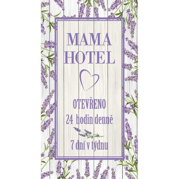 Bohemia Gifts Dekorační obraz Mama hotel