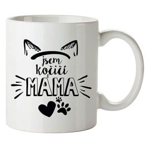 Bohemia Gifts Keramický hrnek - Jsem kočičí máma