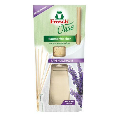 Frosch EKO Oase Levandule (90ml)  - Materiálsklo + dřevo- Objem 90 ml