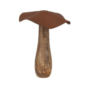 Dřevěná dekorace houba Mushroom - Ø 20*25 cm Clayre & Eef  - -