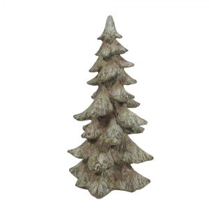 Hnědá dekorace vánoční stromek Christmas Tree - 19*18*36 cm Clayre & Eef  - -