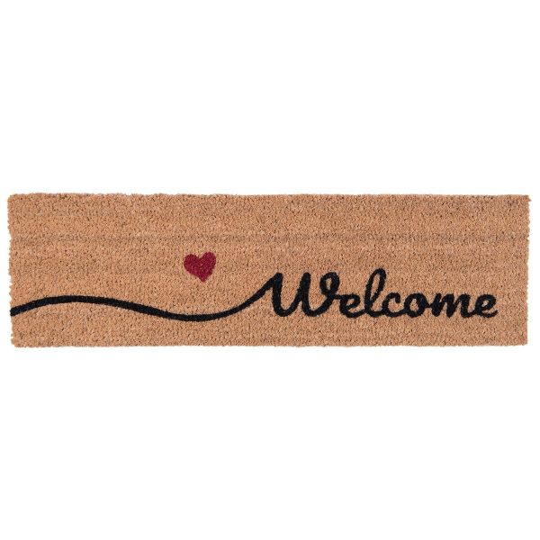 Kokosová rohožka Welcome - 75*22*2 cm Clayre & Eef  - -