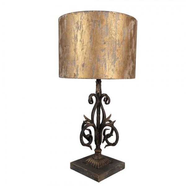 Kovová vintage stolní lampa Ginette - Ø 36*71 cm Clayre & Eef  - -