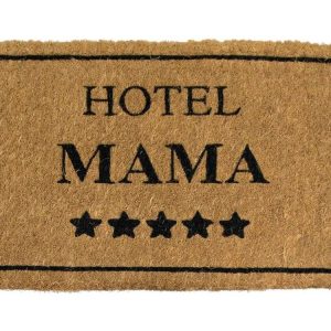 Ručně vyrobená rohožka z kokosových vláken Hotel Mama  - 75*45*4cm Mars & More  - -