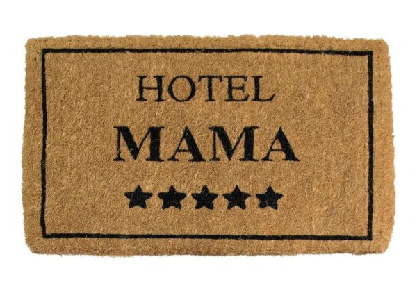 Ručně vyrobená rohožka z kokosových vláken Hotel Mama  - 75*45*4cm Mars & More  - -