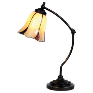 Stolní lampa Tiffany Veniq - Ø 15*46 cm 1x E14 / max 25w Clayre & Eef  - -